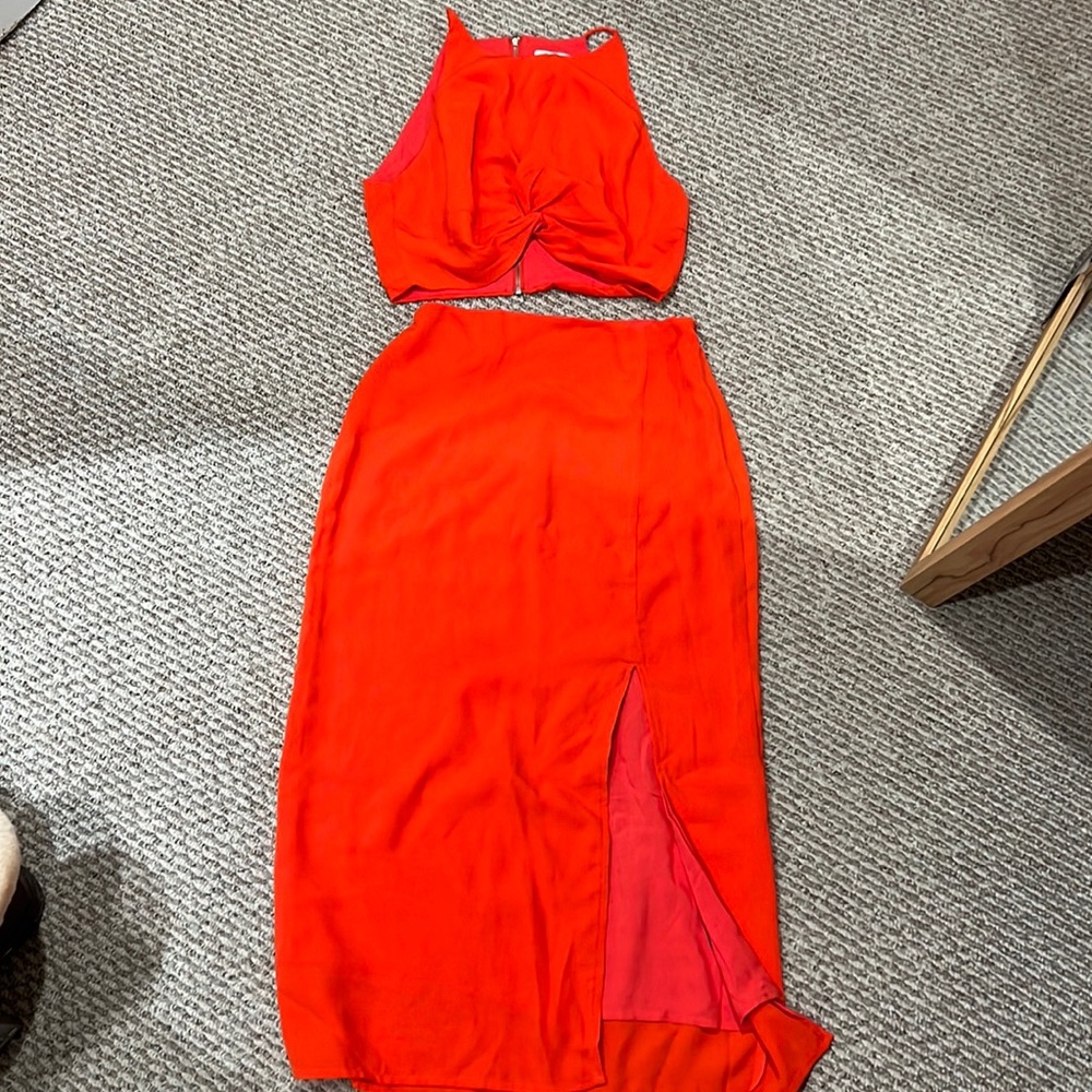 Matching skirt set